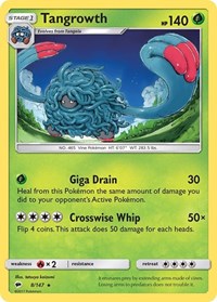 Tangrowth 8/147 · Reverse Holo