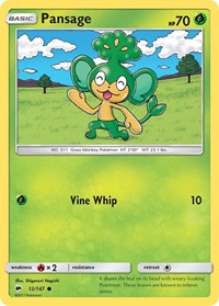 Pansage 12/147 · Reverse Holo