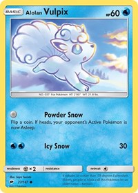 Alolan Vulpix 27/147 · Reverse Holo