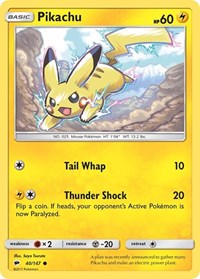 Pikachu 40/147 · Reverse Holo