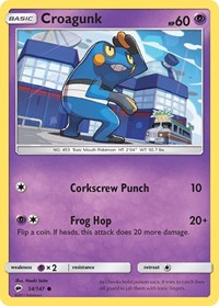 Croagunk 54/147 · Reverse Holo