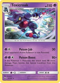 Toxicroak 55/147 · Reverse Holo