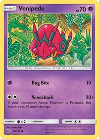 Venipede 56/147 · Reverse Holo