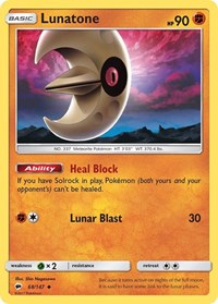 Lunatone 68/147 · Reverse Holo