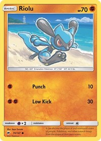 Riolu 70/147 · Reverse Holo