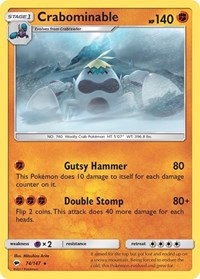 Crabominable 74/147 · Reverse Holo