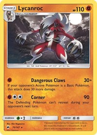 Lycanroc 75/147 · Reverse Holo