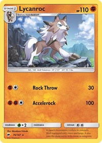 Lycanroc 76/147 · Reverse Holo