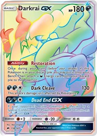 Darkrai GX Secret 158/147
