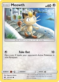 Meowth 101/147 · Reverse Holo