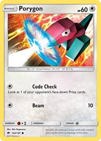 Porygon 103/147 · Reverse Holo