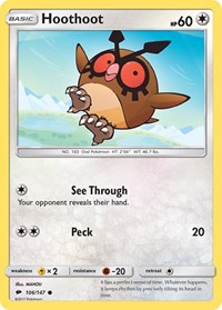 Hoothoot 106/147 · Reverse Holo