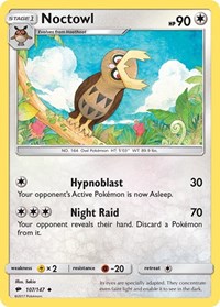 Noctowl 107/147 · Reverse Holo