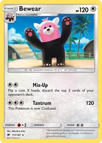 Bewear 111/147 · Reverse Holo