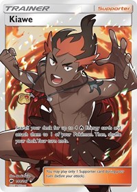 Kiawe Full Art 144/147 Burning Shadows Pokémon card