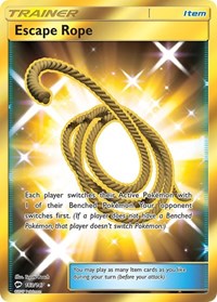 Escape Rope Secret 163/147 Burning Shadows Pokémon card