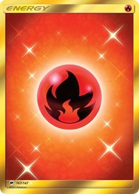 Fire Energy Secret 167/147 Burning Shadows Pokémon card