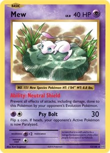 Mew (XY Evolutions) 053/108