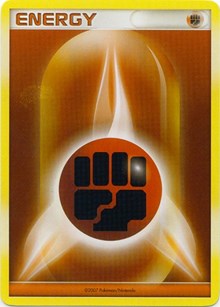 Fighting Energy (2007 Unnumbered D/P Style Non-Holo) League & Championship Cards Pokémon card