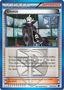 Ghetsis (BW Plasma Freeze) 101/116 Deck Exclusives Pokémon card