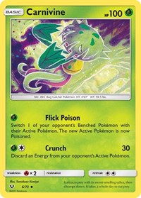 Carnivine 6/73 · Reverse Holo