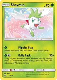 Shaymin 7/73 · Reverse Holo