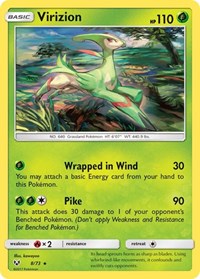 Virizion 8/73 · Reverse Holo