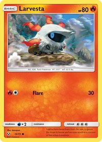 Larvesta 12/73 · Reverse Holo
