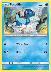 Totodile 18/73 · Reverse Holo