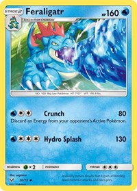 Feraligatr 20/73 · Reverse Holo