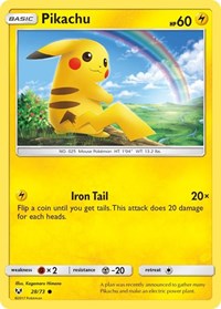 Pikachu 28/73 · Reverse Holo