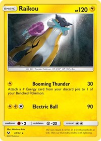 Raikou 32/73 · Reverse Holo