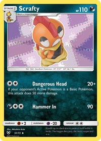 Scrafty 51/73 · Reverse Holo
