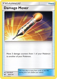 Damage Mover 58/73 Shining Legends Reverse Holo Pokémon card