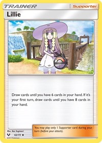 Lillie 62/73 Shining Legends Reverse Holo Pokémon card