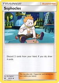 Sophocles 65/73 Shining Legends Reverse Holo Pokémon card