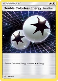 Double Colorless Energy 69/73 Shining Legends Reverse Holo Pokémon card