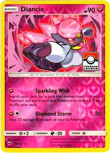 Diancie (Pokemon League) 094/147 · Reverse Holo