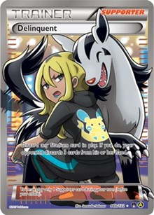 Delinquent Full Art 098b/122 Alternate Art Promos Pokémon card