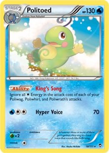 Politoed (Cosmos Holo) 018/111
