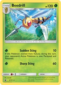 Beedrill 3/111 · Reverse Holo