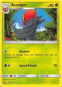 Accelgor 9/111 · Reverse Holo