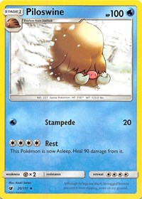 Piloswine 20/111 · Reverse Holo