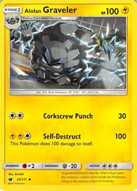 Alolan Graveler 33/111 · Reverse Holo