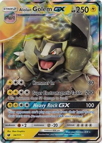 Alolan Golem GX 34/111