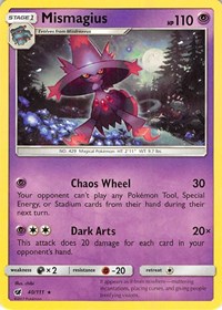 Mismagius 40/111 · Reverse Holo