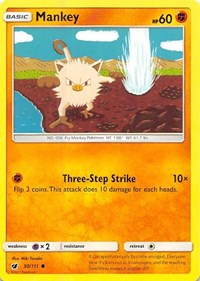 Mankey 50/111 · Reverse Holo