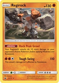Regirock 53/111 · Reverse Holo