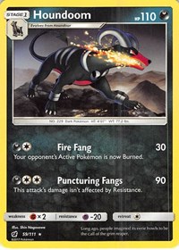 Houndoom 59/111 · Reverse Holo
