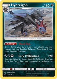 Hydreigon 62/111 · Reverse Holo
